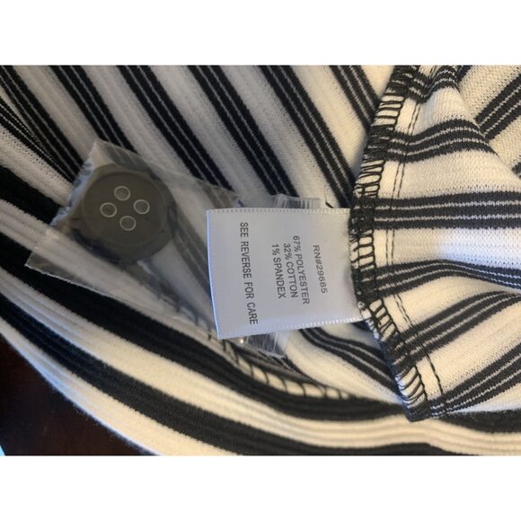 Pendleton Blue & White Striped Nautical Swing Jacket L - Picture 9 of 9